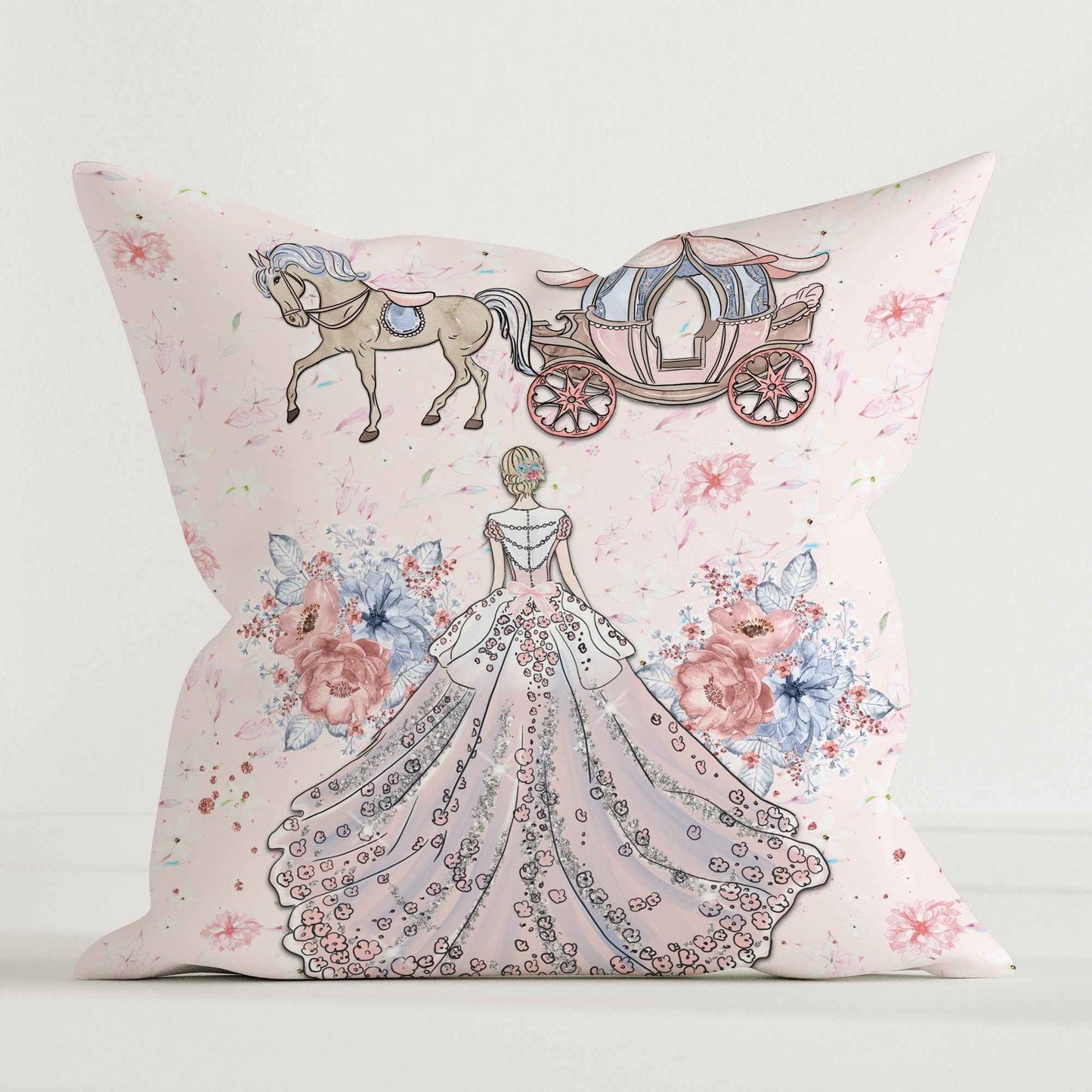 "Blumenprinzessin" Kinder Dekokissen