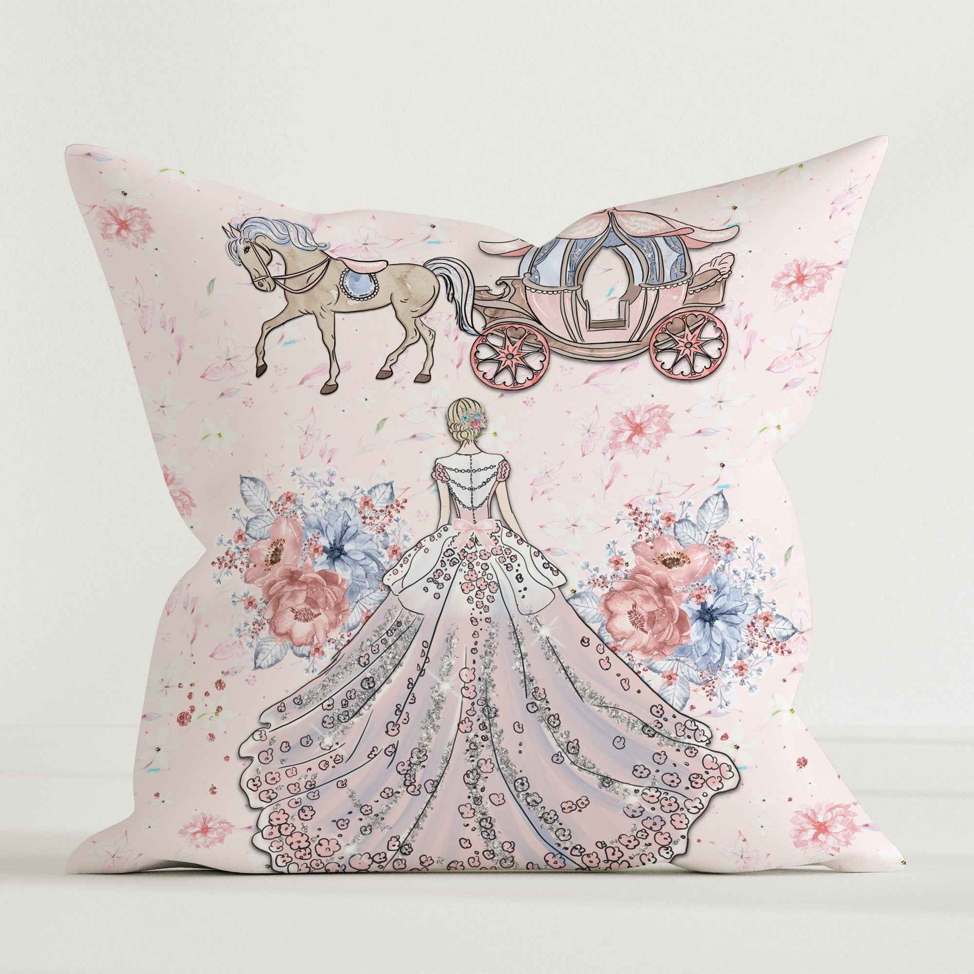 "Blumenprinzessin" Kinder Dekokissen