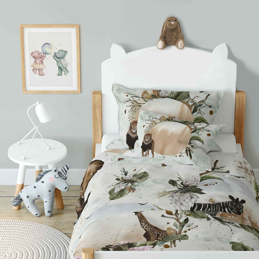 “Safari Kenia” Premium Kinderbettwäsche