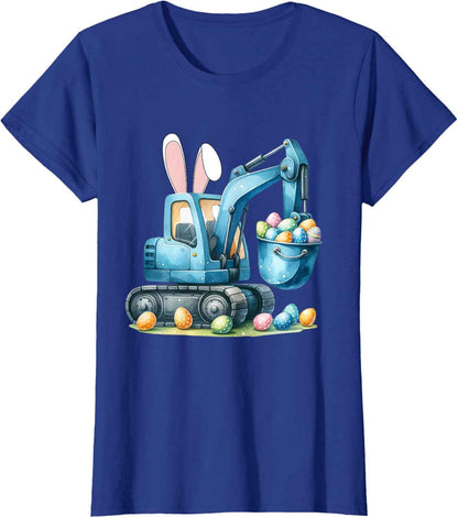 Osterhase Bagger mit Hasenohren Für Ostern für Jungen Kinder T-Shirt