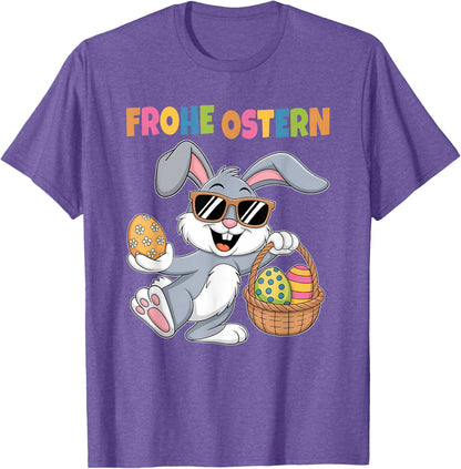 Ostergeschenke Ostern Outfit Junge Mädchen Kinder Osterhase T-Shirt