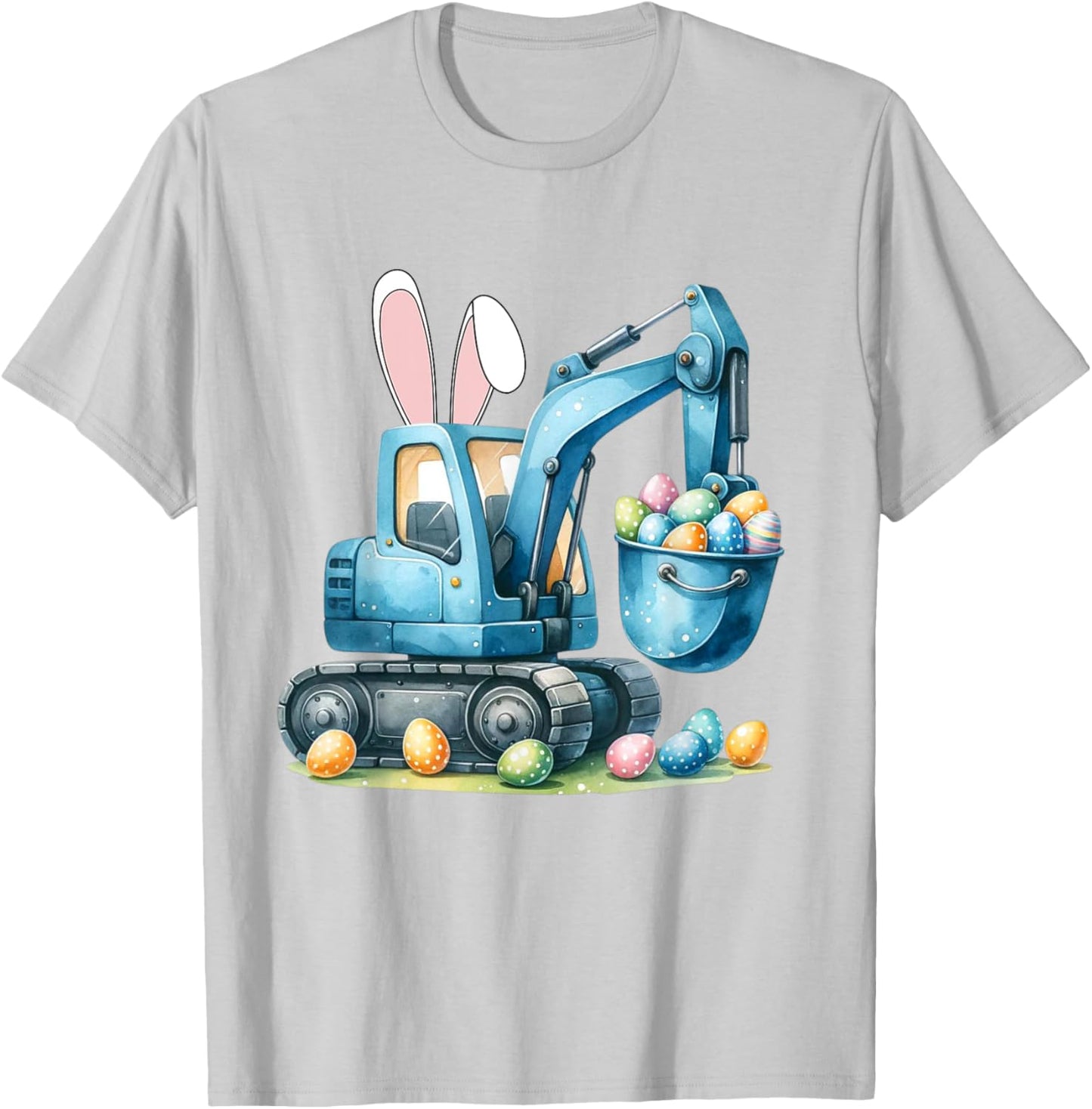 Osterhase Bagger mit Hasenohren Für Ostern für Jungen Kinder T-Shirt