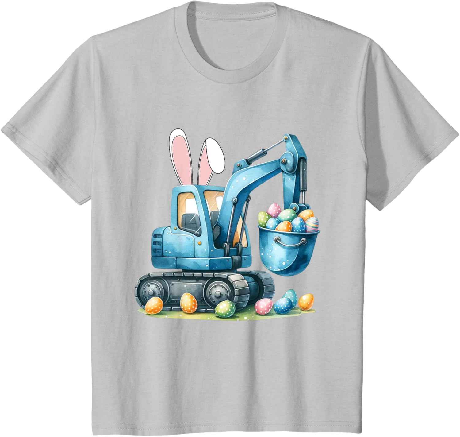 Osterhase Bagger mit Hasenohren Für Ostern für Jungen Kinder T-Shirt