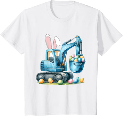 Osterhase Bagger mit Hasenohren Für Ostern für Jungen Kinder T-Shirt