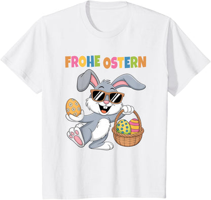 Ostergeschenke Ostern Outfit Junge Mädchen Kinder Osterhase T-Shirt