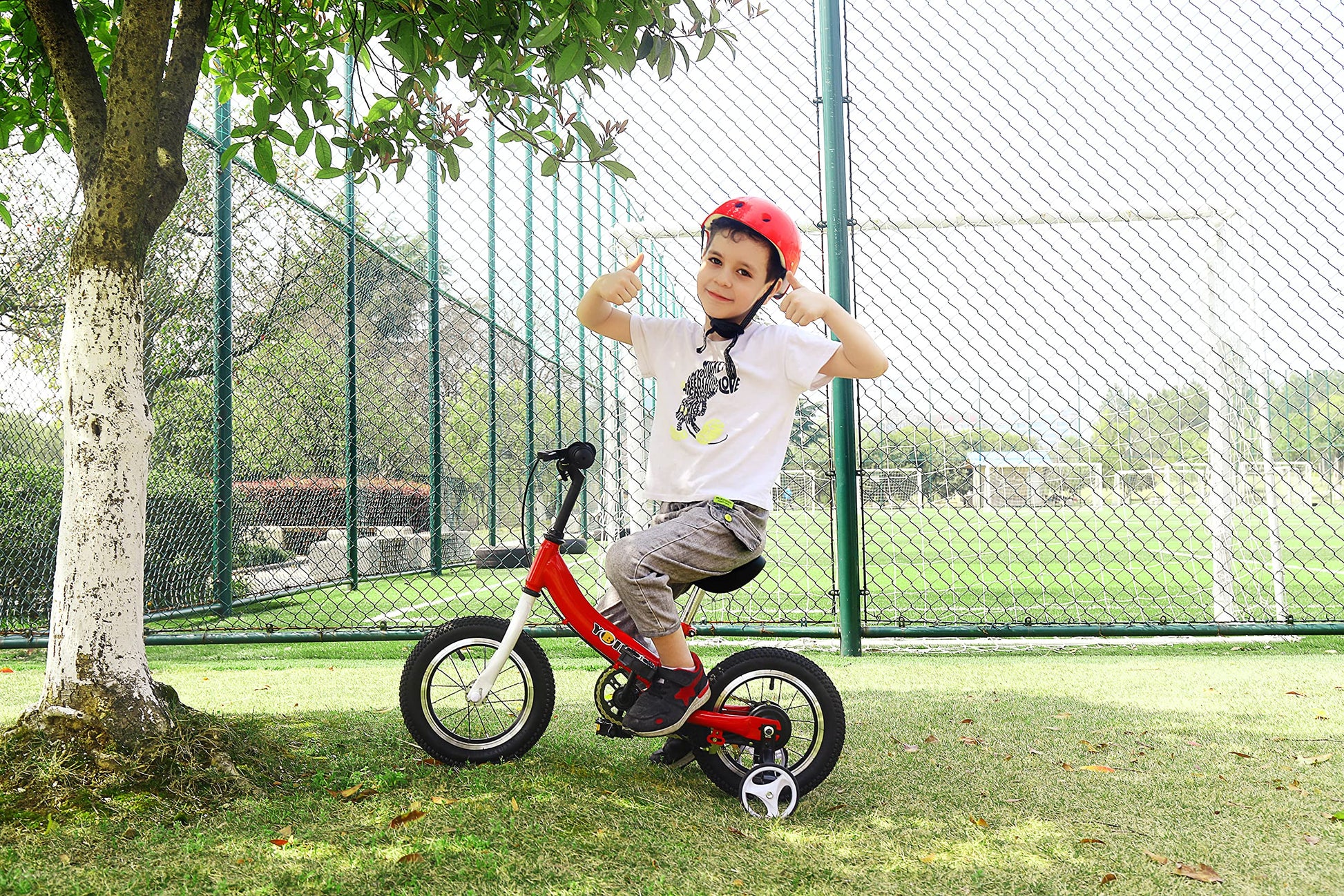 YBIKE 2 in 1 Laufrad, Kinderlaufrad und Kinderfahrrad Dual-Use-Funktion, geeignet für Kinder im Alter von 1-7, 12,14,16 Zoll mit Bremse, Pedal, Trainingstheorie - Meloni2