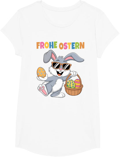 Ostergeschenke Ostern Outfit Junge Mädchen Kinder Osterhase T-Shirt