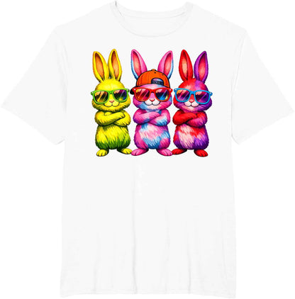 Lustige Osterhase Coole Hasen Kinder für Ostern Jungen Mädchen T-Shirt