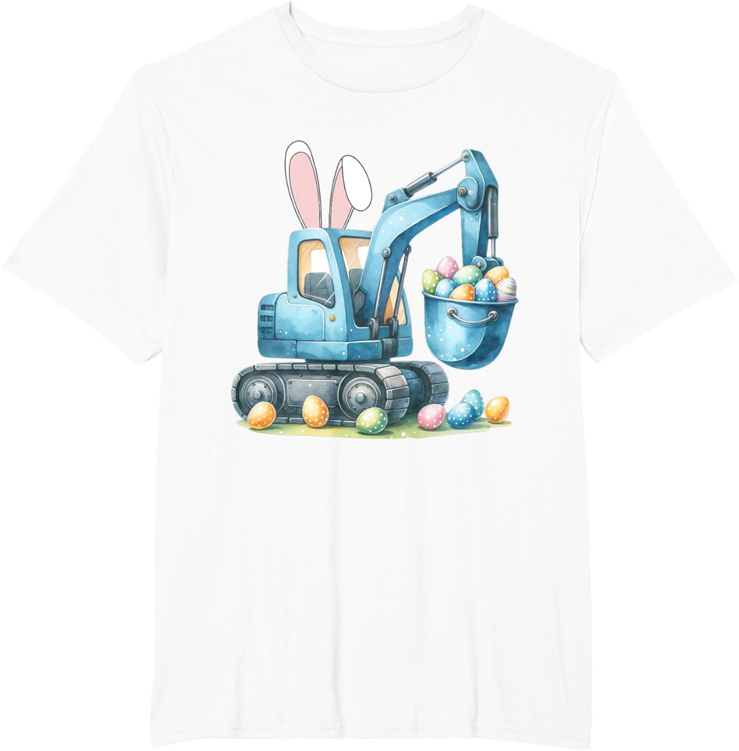 Osterhase Bagger mit Hasenohren Für Ostern für Jungen Kinder T-Shirt