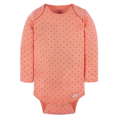 Mädchen 6er-Pack Langarm-Strampler Bodys Baby und Kleinkind T-Shirt Set (6er Pack)