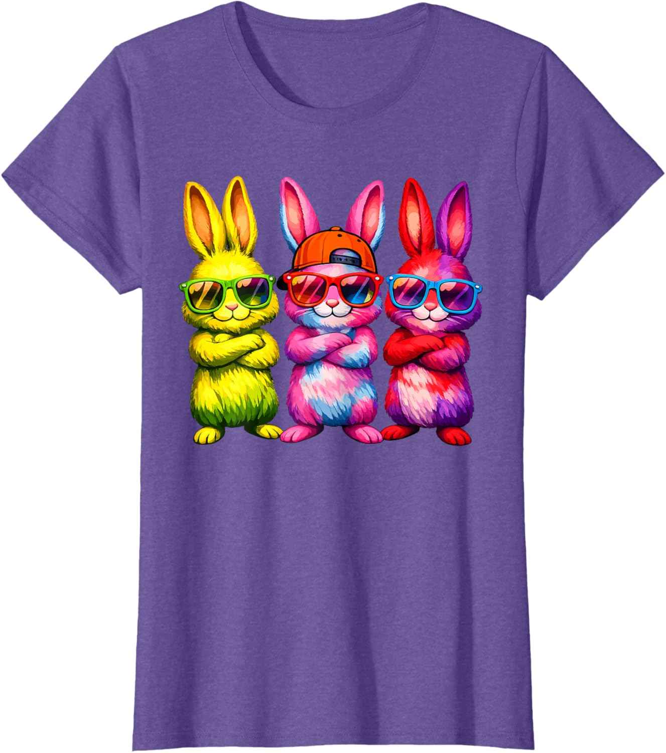 Lustige Osterhase Coole Hasen Kinder für Ostern Jungen Mädchen T-Shirt