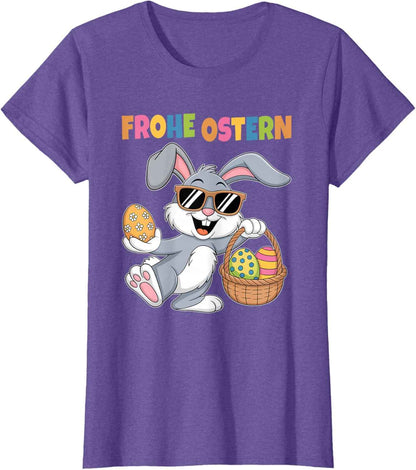 Ostergeschenke Ostern Outfit Junge Mädchen Kinder Osterhase T-Shirt