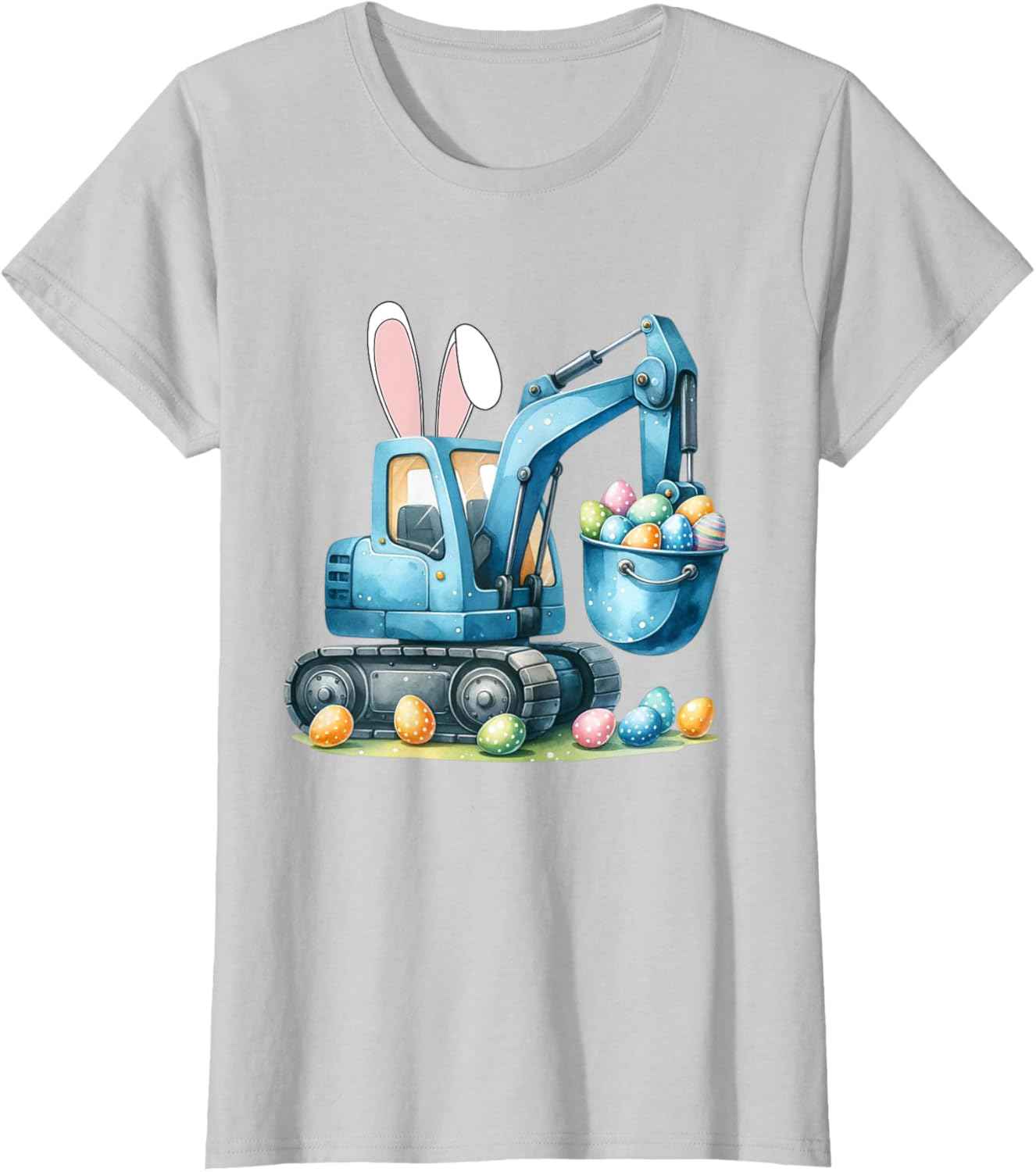 Osterhase Bagger mit Hasenohren Für Ostern für Jungen Kinder T-Shirt