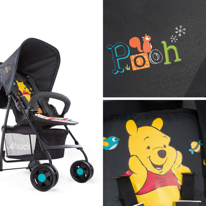 Hauck Lightweight Stroller up to 18 kg with reclining function from birth, small foldaway, sun canopy, large basket