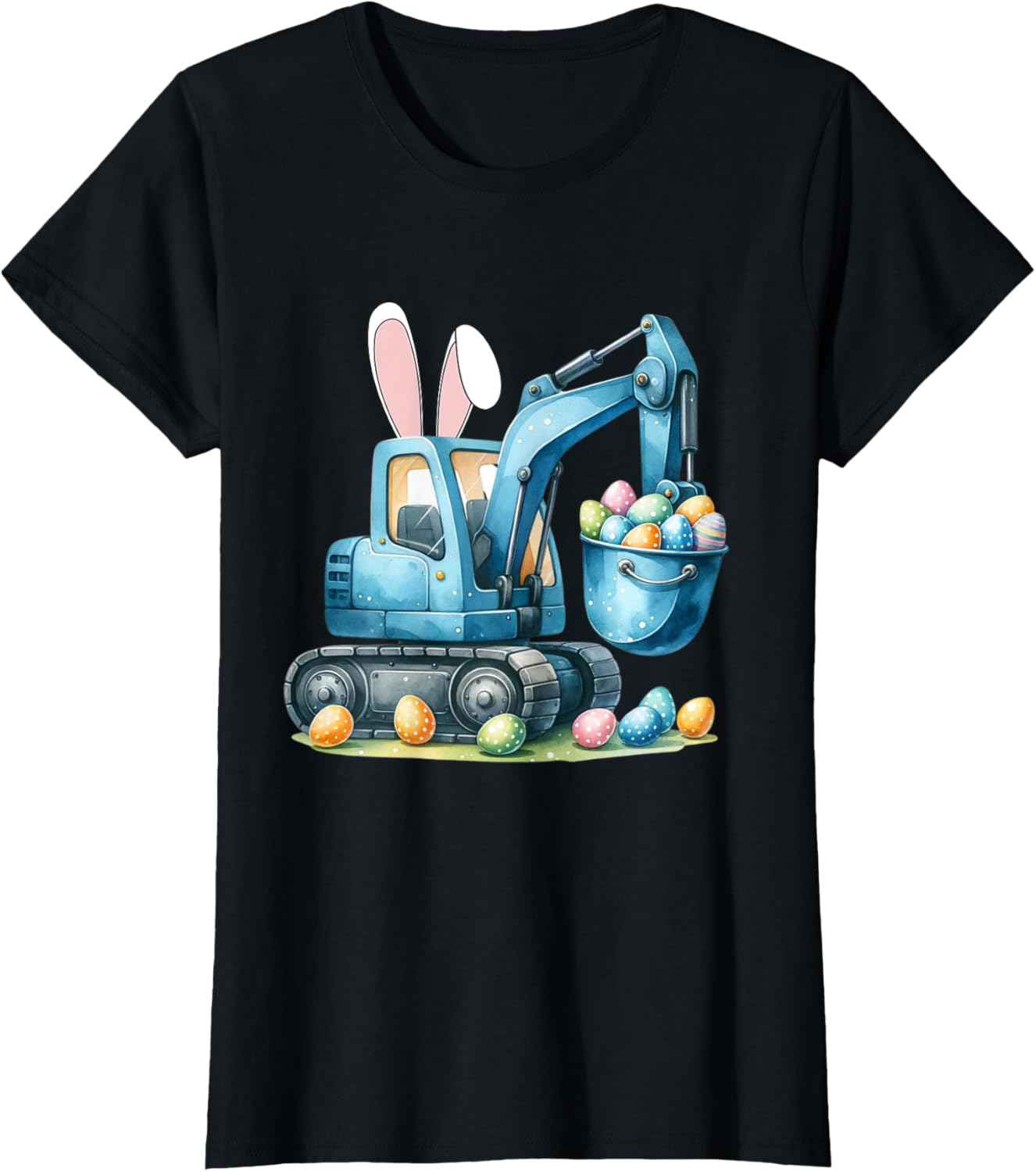 Osterhase Bagger mit Hasenohren Für Ostern für Jungen Kinder T-Shirt