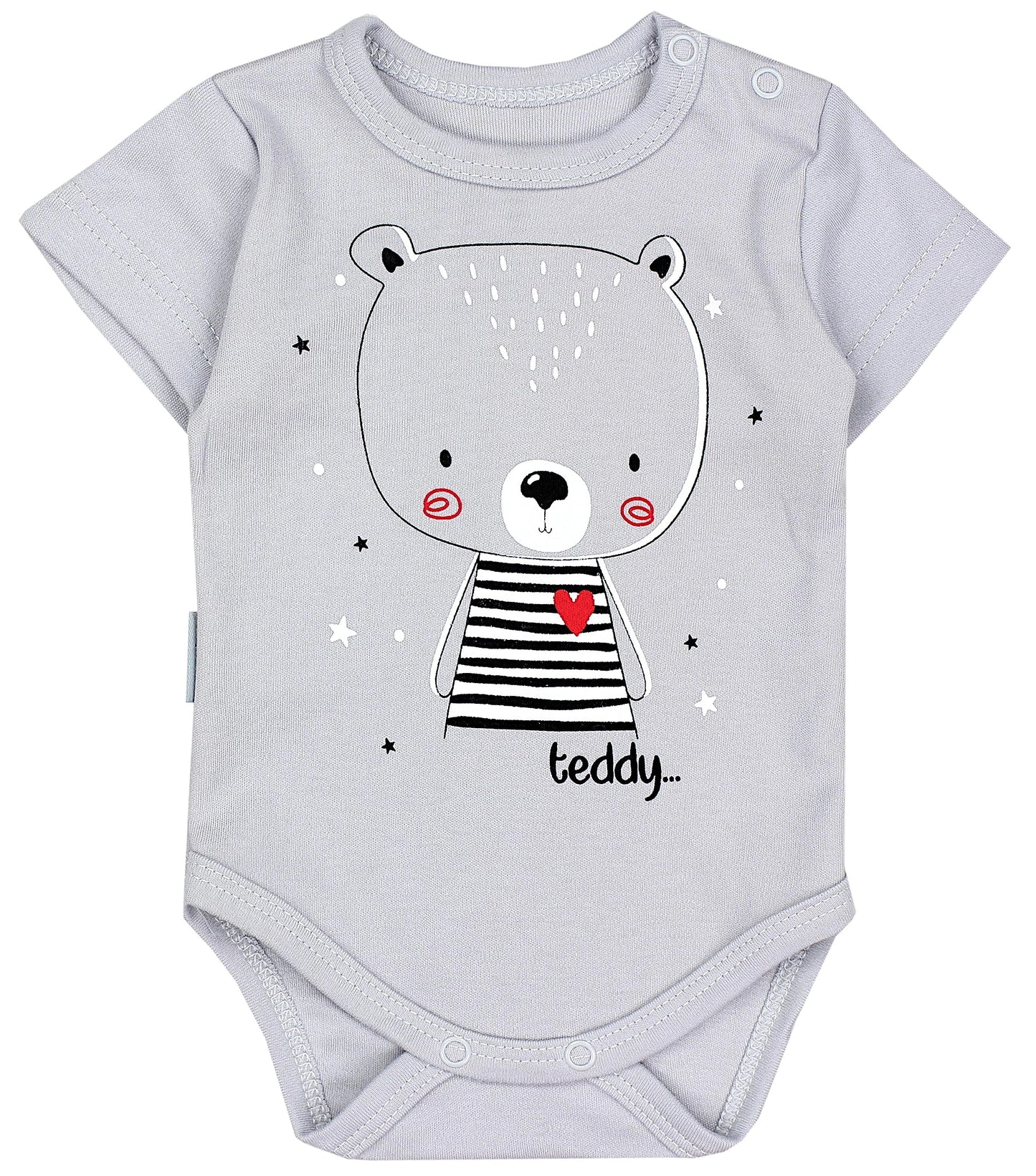 TupTam Baby Body Kurzarm im 5er Pack – Bedruckter Body Baby aus Baumwolle für Jungen und Mädchen