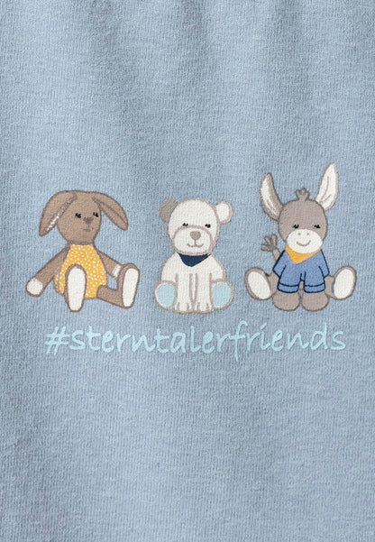 Sterntaler T-Shirt Jersey Sterntalerfriends Rabbit Happy - Unisex T-Shirt for Babies Made of Soft Cotton Jersey - Baby T-Shirt with Short Sleeves for Warm Summer Days