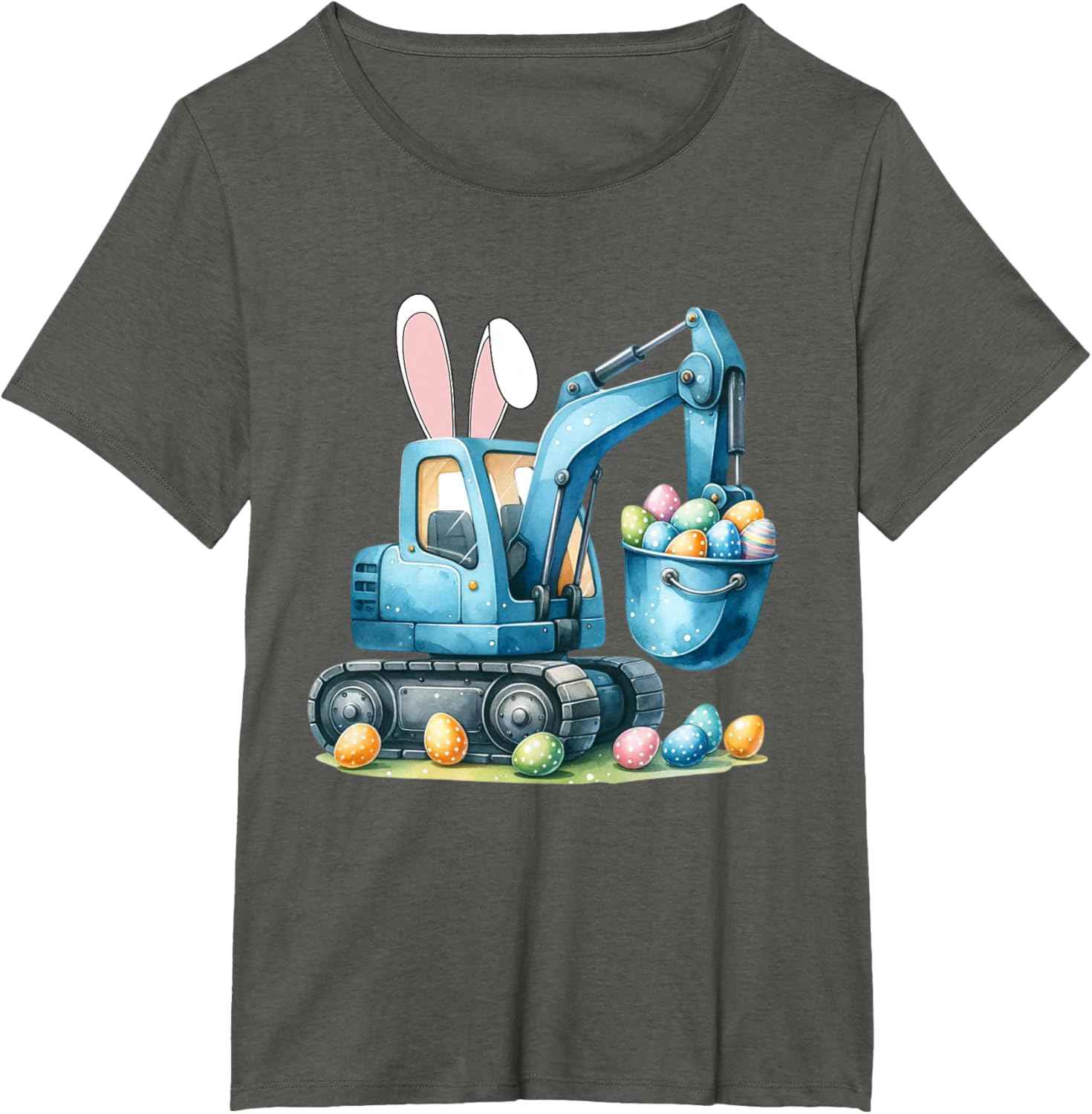 Osterhase Bagger mit Hasenohren Für Ostern für Jungen Kinder T-Shirt
