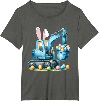 Osterhase Bagger mit Hasenohren Für Ostern für Jungen Kinder T-Shirt