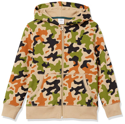 Essentials Boys Fleece Zip Up Hoodie