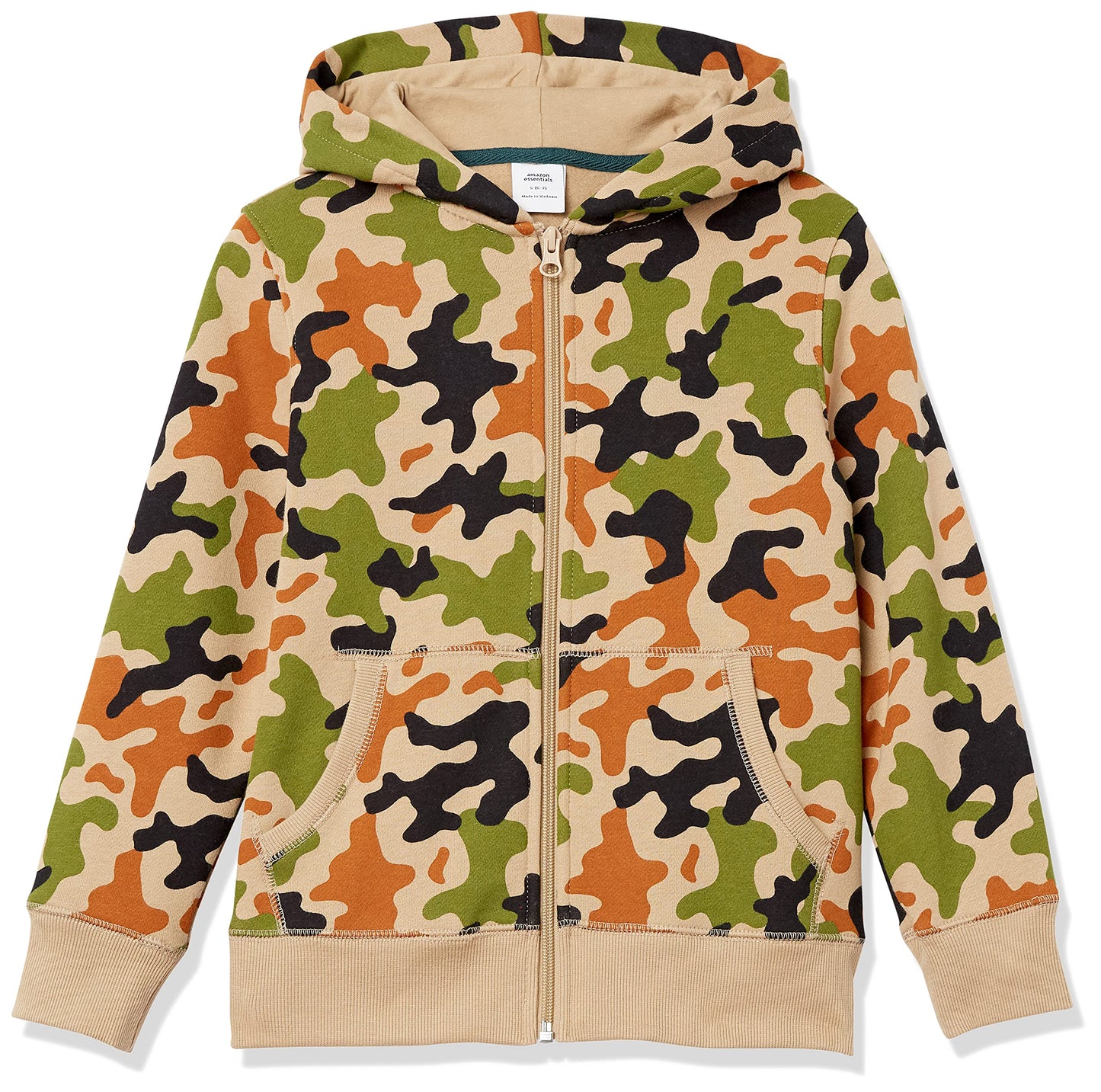 Essentials Boys Fleece Zip Up Hoodie