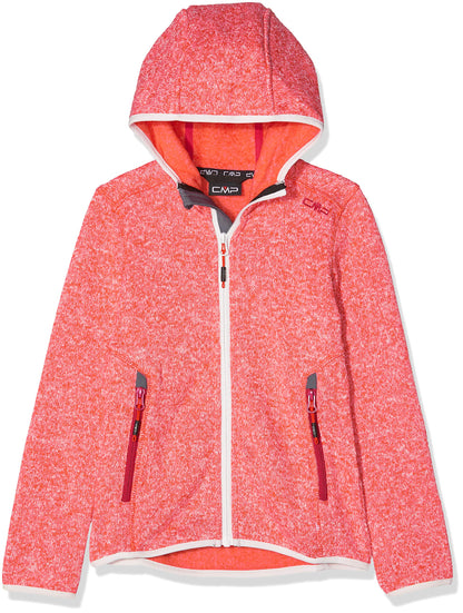 CMP Kids' Knit Tech Jacket with Fixed Hood Kid G Jacket Fix Hood 