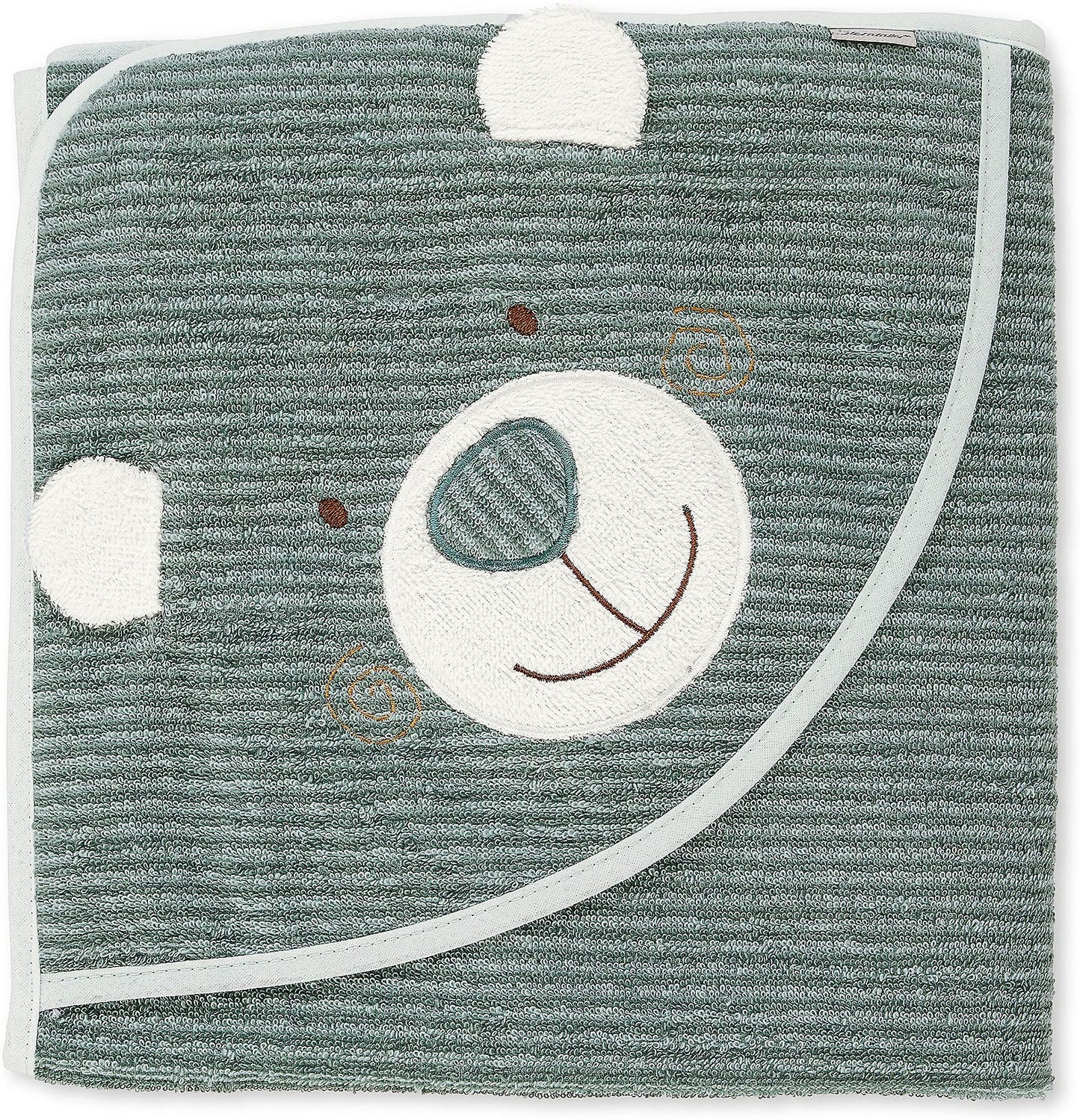 Sterntaler Spiel-Waschhandschuh Bär Ben, Größe: 22 x 24 cm, Mittelgrün