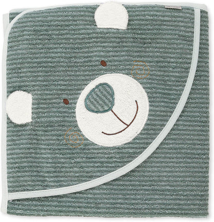 Sterntaler Spiel-Waschhandschuh Bär Ben, Größe: 22 x 24 cm, Mittelgrün
