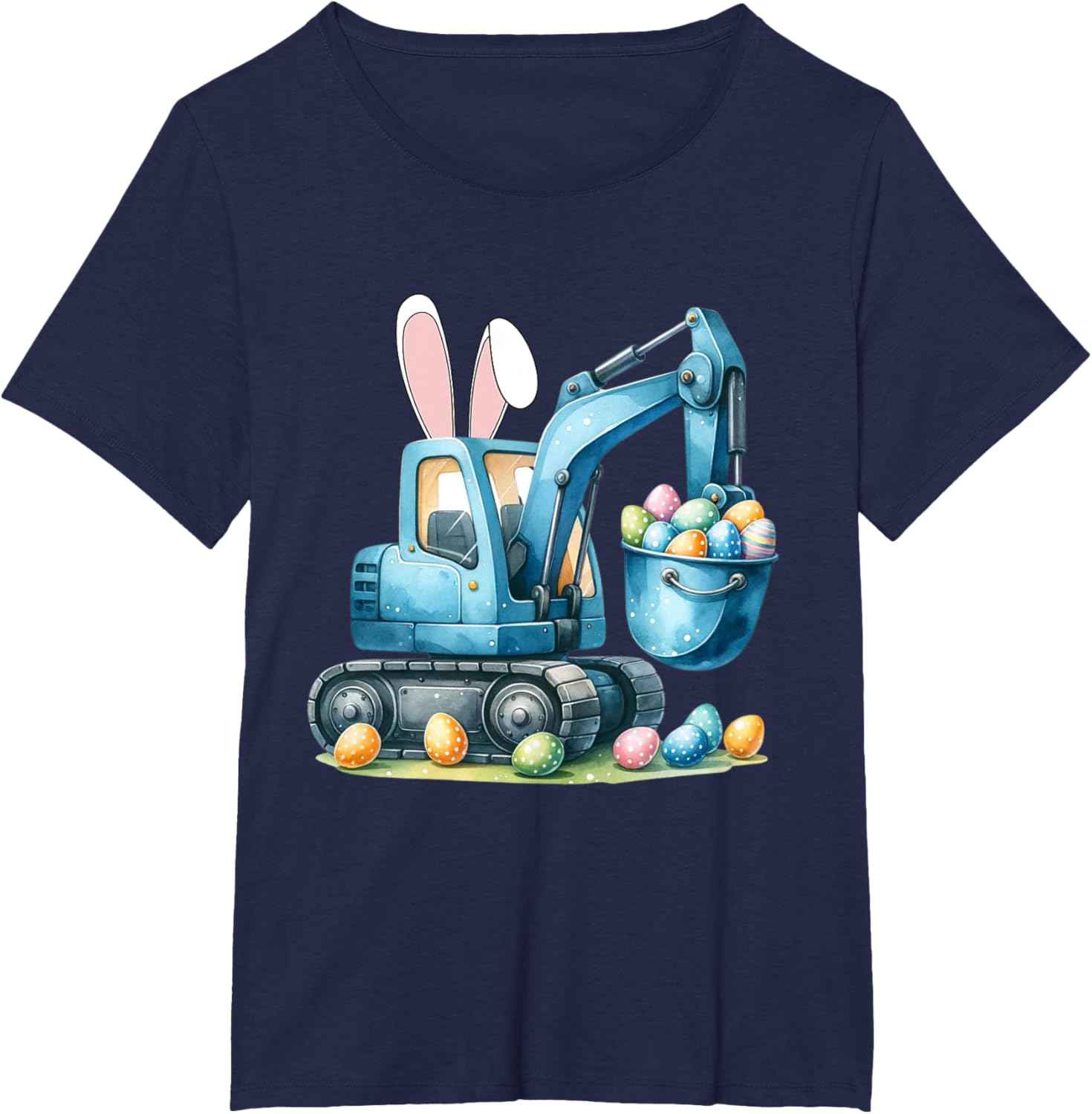 Osterhase Bagger mit Hasenohren Für Ostern für Jungen Kinder T-Shirt