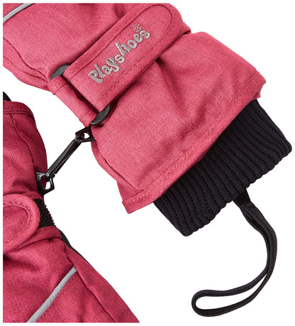 Playshoes Unisex Children's Winter Finger Gloves with Velcro Fastener