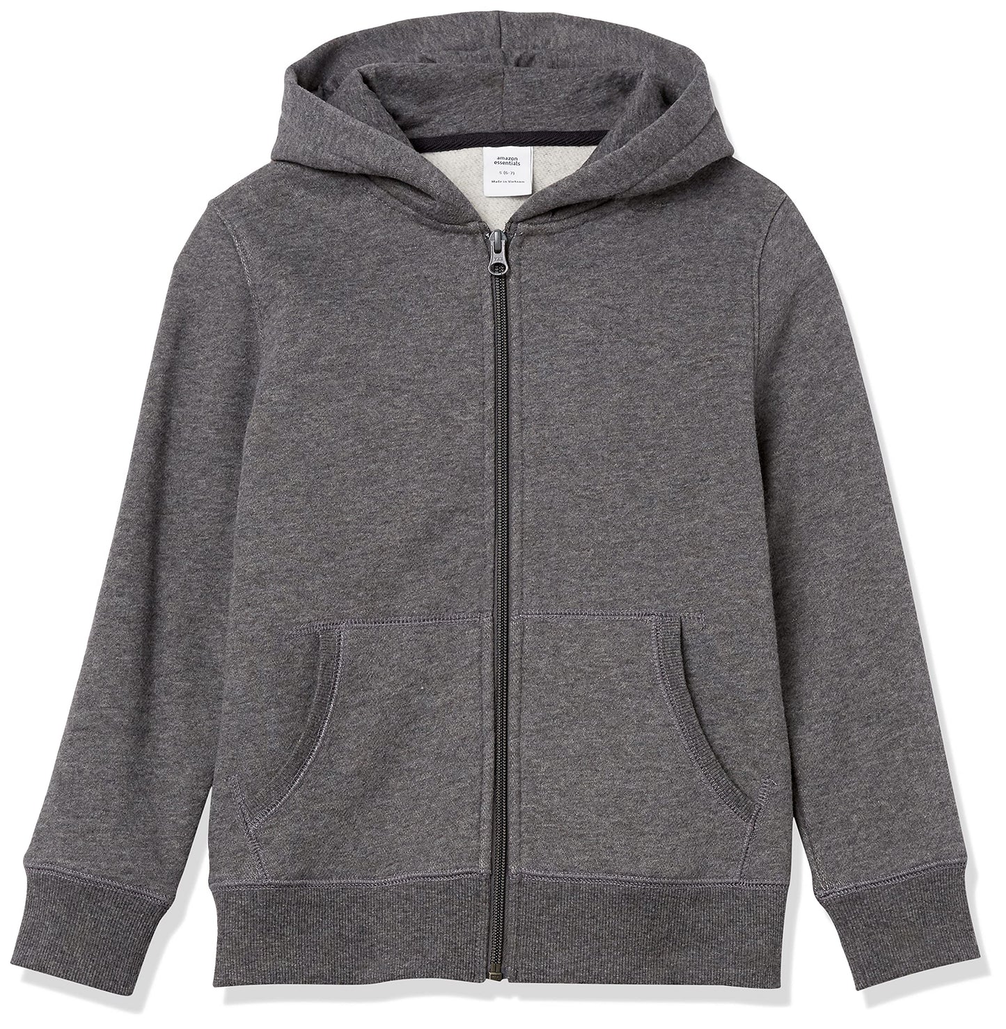 Essentials Boys Fleece Zip Up Hoodie