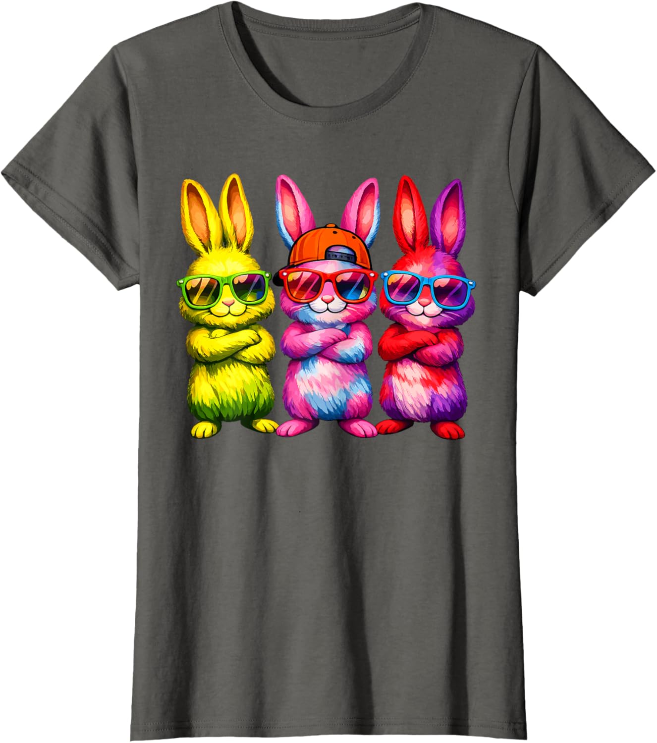 Lustige Osterhase Coole Hasen Kinder für Ostern Jungen Mädchen T-Shirt