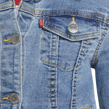 Levi's Girls' Stretch Trucker Jacket Denim Jacket 