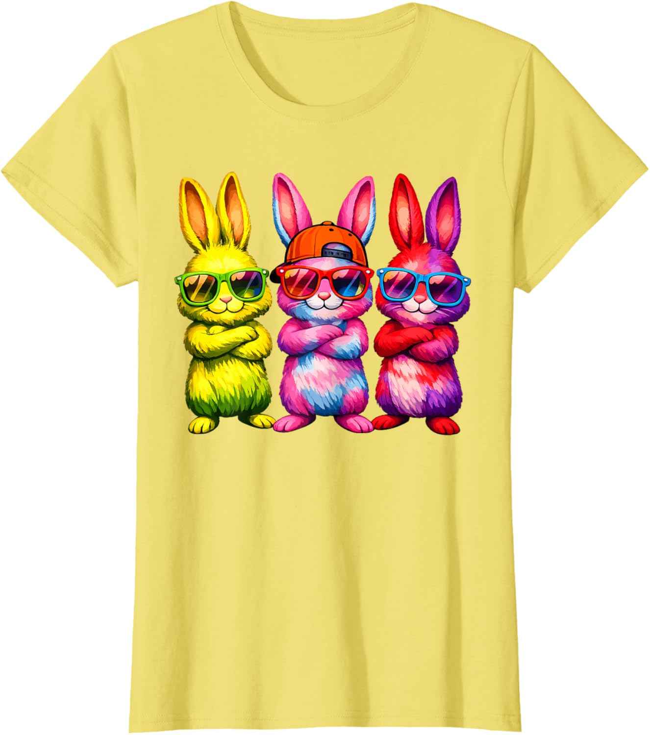 Lustige Osterhase Coole Hasen Kinder für Ostern Jungen Mädchen T-Shirt
