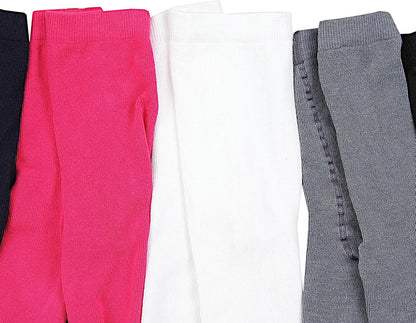 TupTam, Girls' Knitted Tights, Colourful Pattern, Pack of 6