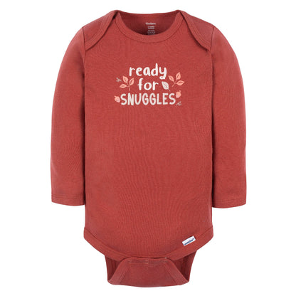 Mädchen 6er-Pack Langarm-Strampler Bodys Baby und Kleinkind T-Shirt Set (6er Pack)