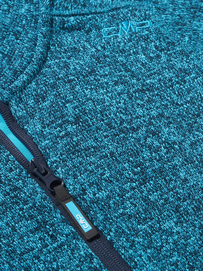 CMP Kids' Knit Tech Jacket with Fixed Hood Kid G Jacket Fix Hood 