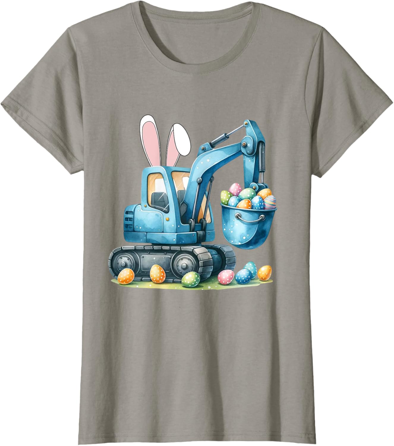 Osterhase Bagger mit Hasenohren Für Ostern für Jungen Kinder T-Shirt