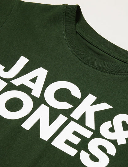JACK & JONES Jungen Jjecorp Logo Tee Ss Crew Neck Noos Jr T-Shirt