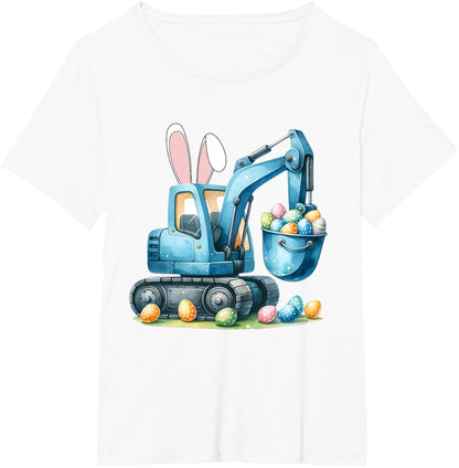 Osterhase Bagger mit Hasenohren Für Ostern für Jungen Kinder T-Shirt