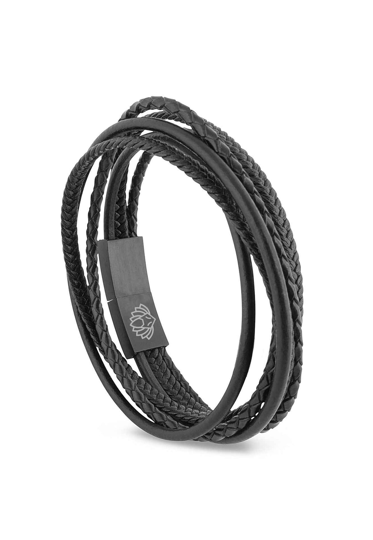 Ambush Synthetic Leather Bracelet - Black Black