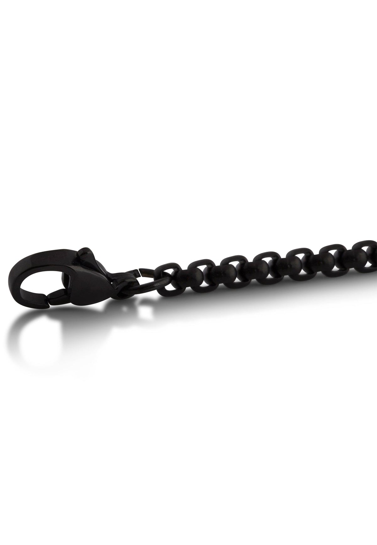 Bacas Chain Link Bracelet Matte Black