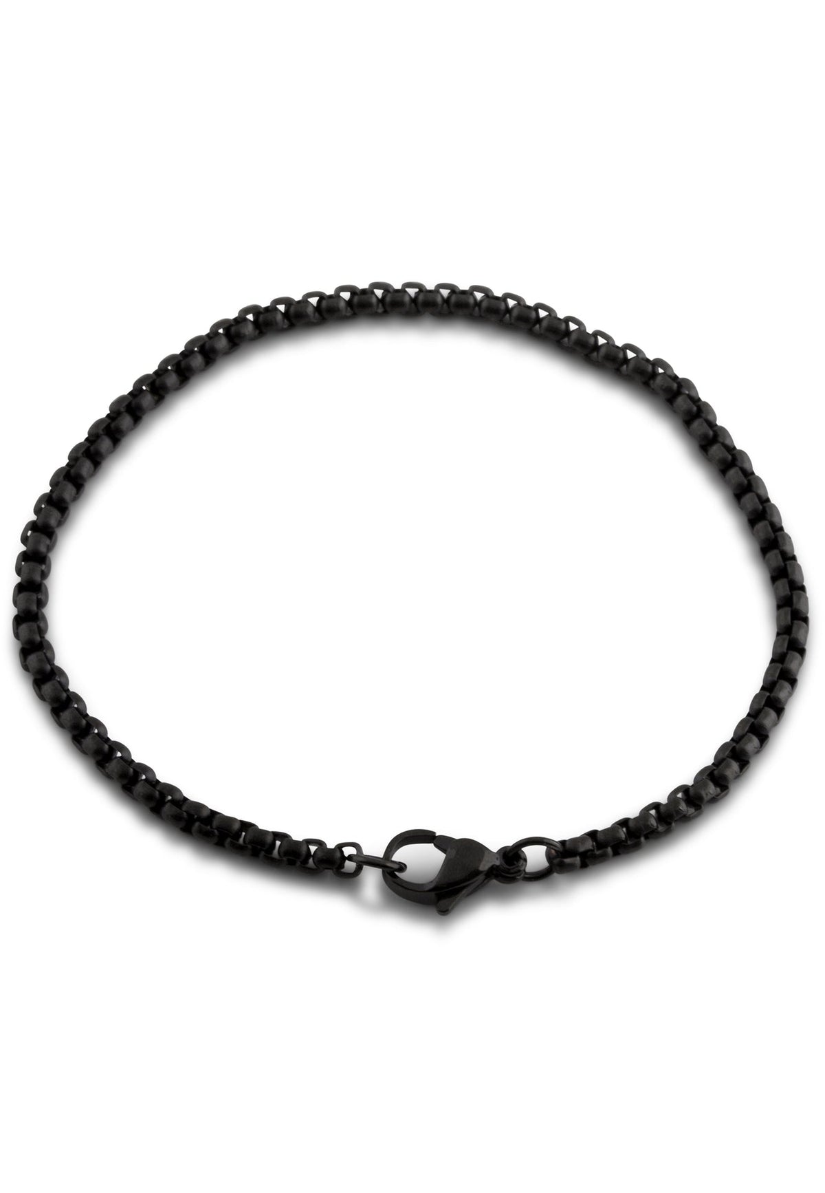 Bacas Chain Link Bracelet Matte Black
