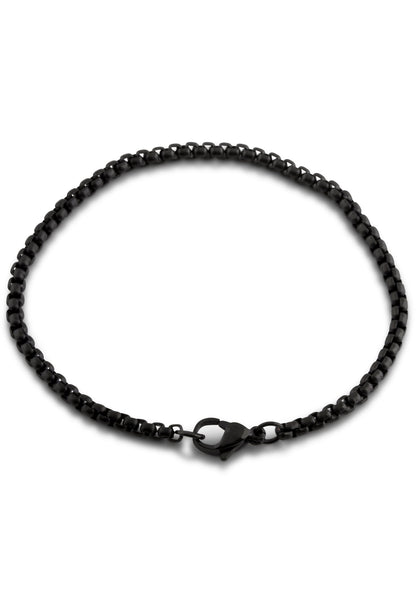 Bacas Chain Link Bracelet Matte Black
