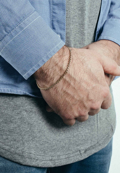 Bacas Chain Link Bracelet Rose Gold