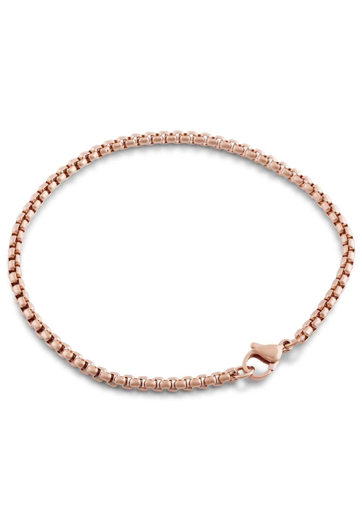 Bacas Chain Link Bracelet Rose Gold