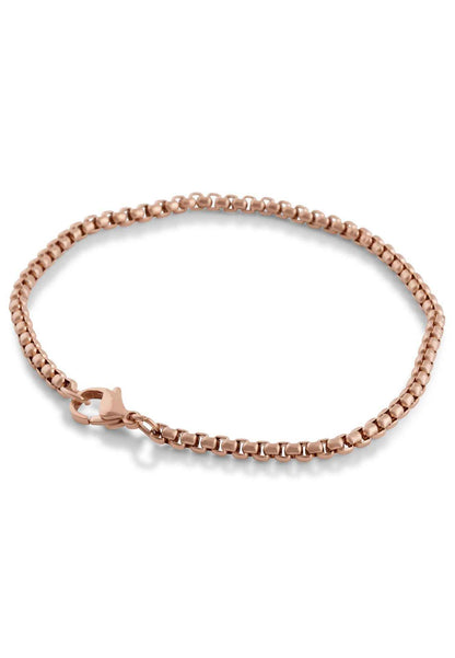 Bacas Chain Link Bracelet Rose Gold