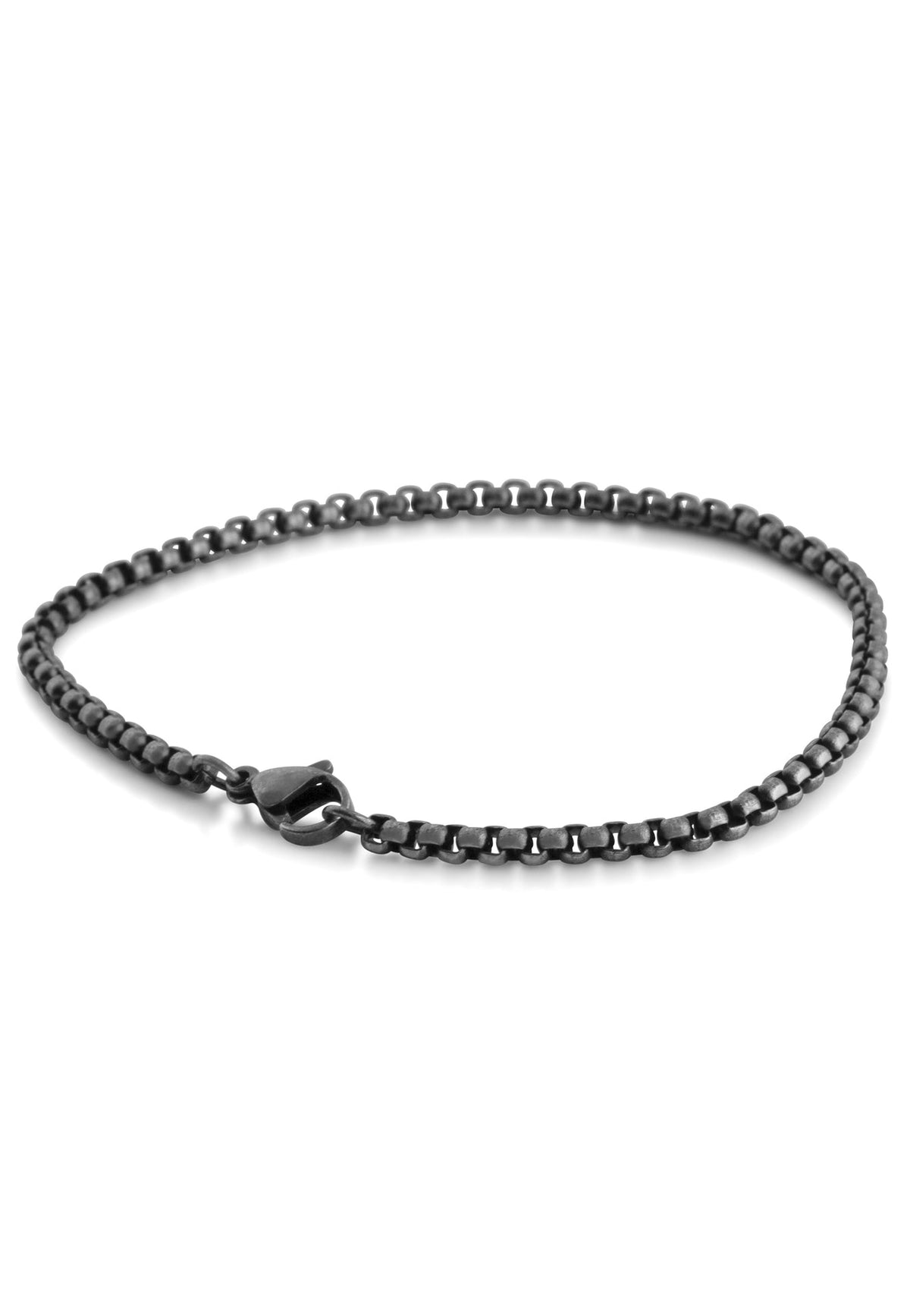 Bacas Chain Link Bracelet Antique Silver