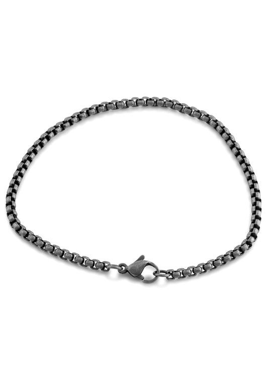 Bacas Chain Link Bracelet Antique Silver