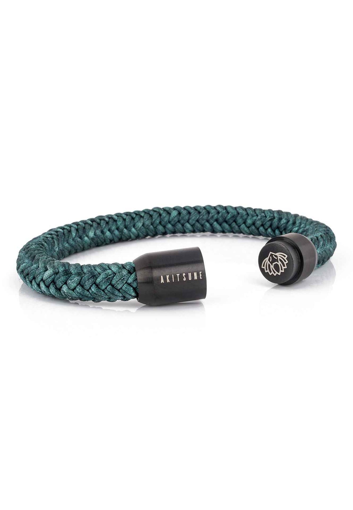 Portus Nautical Rope Bracelet Black-Green